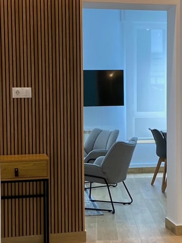 Salón del Apartamento Quevedo Premium en León